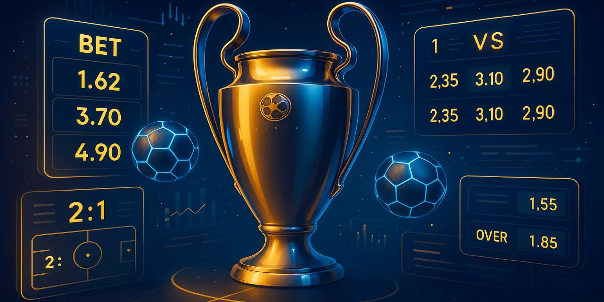 Guide complet des types de paris sur la Ligue des Champions 2025